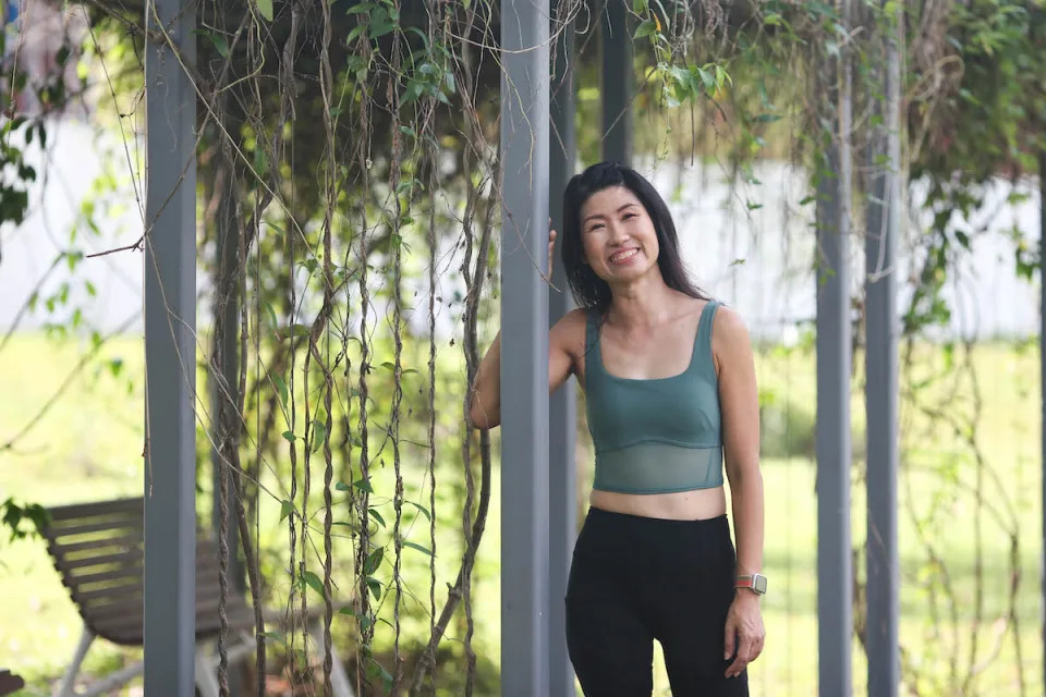 Wendy took up running in order to be healthy enough to take care of her daughters. 