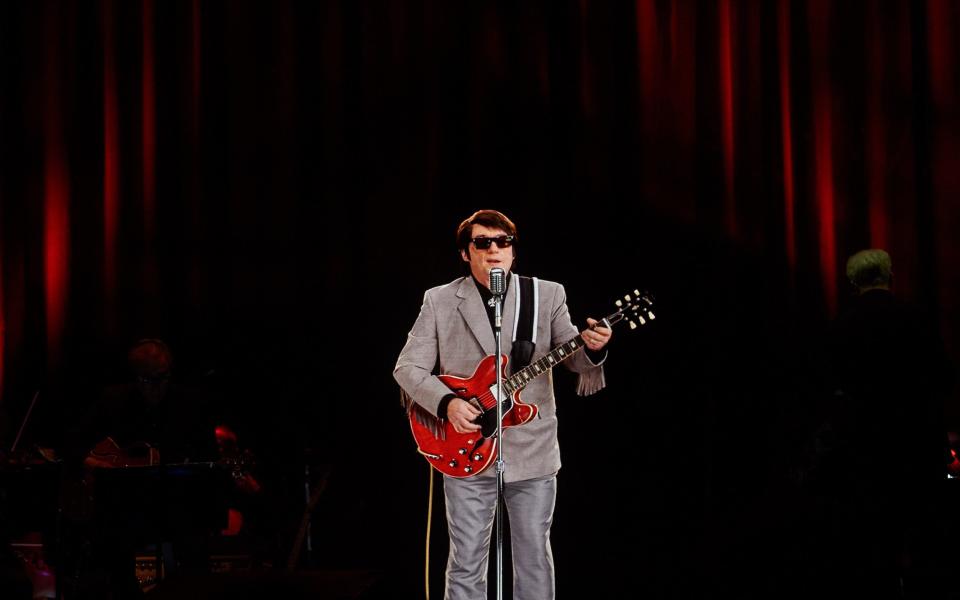A hologram of Roy Orbison in concert, 2018