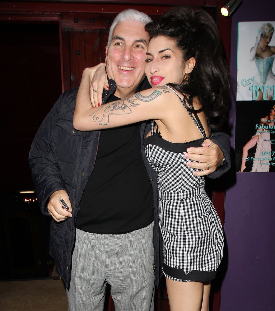 Amy Winehouse and her dad