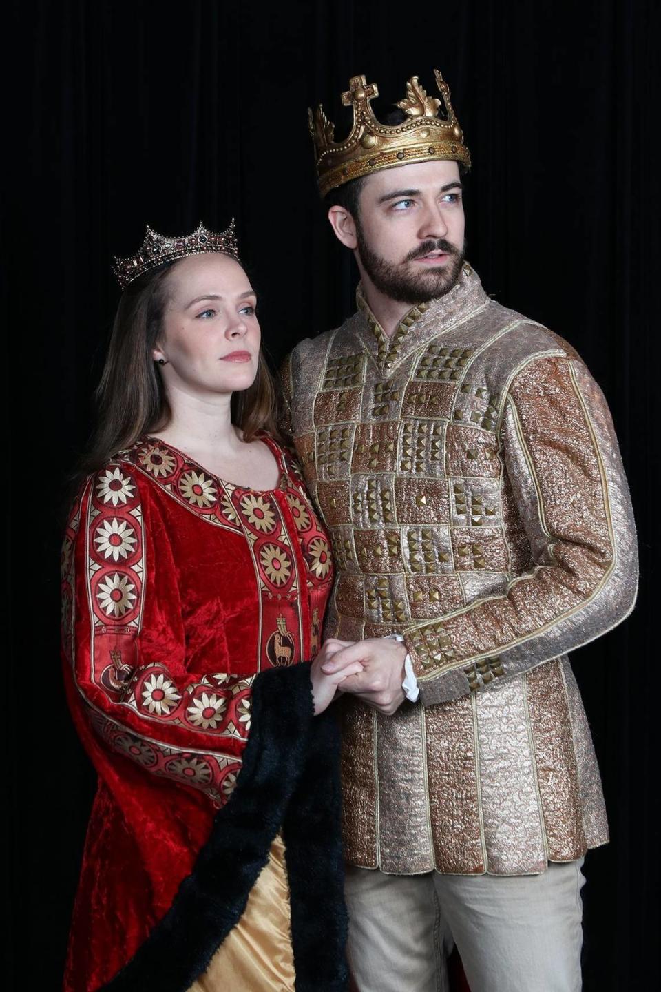 Kayleen Seidl is Guenevere to Britt Michael Gordon’s King Arthur in Actor’s Playhouse “Camelot.”