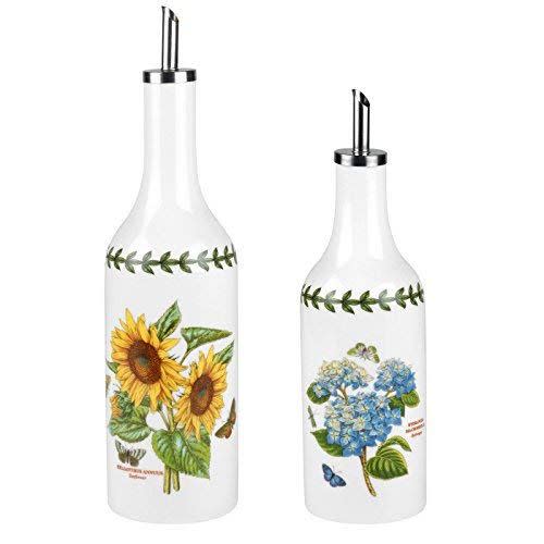 Floral Oil and Vinegar Dispensers