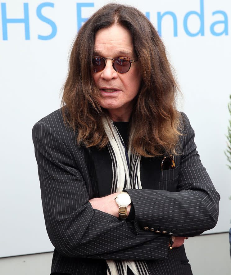 Ozzy Osbourne has gone public with his sex addiction. (Photo: Splash News)