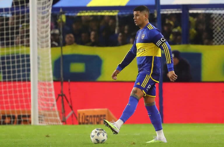 Marcos Rojo se recuperó de una lesión y volvió a tener minutos en Boca contra Talleres de Córdoba