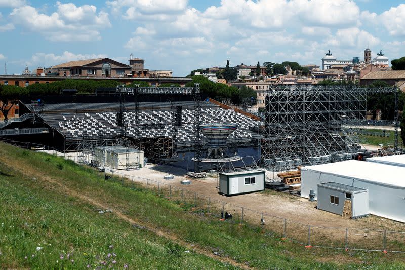 Rome's opera house takes over ancient chariot arena for socially distanced performances following the coronavirus disease (COVID-19) outbreak in Rome