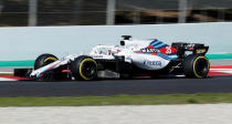 Motor Racing - F1 Formula One - Formula One Test Session - Circuit de Barcelona-Catalunya, Montmelo, Spain - March 6, 2018 Sergey Sirotkin of Williams during testing REUTERS/Juan Medina