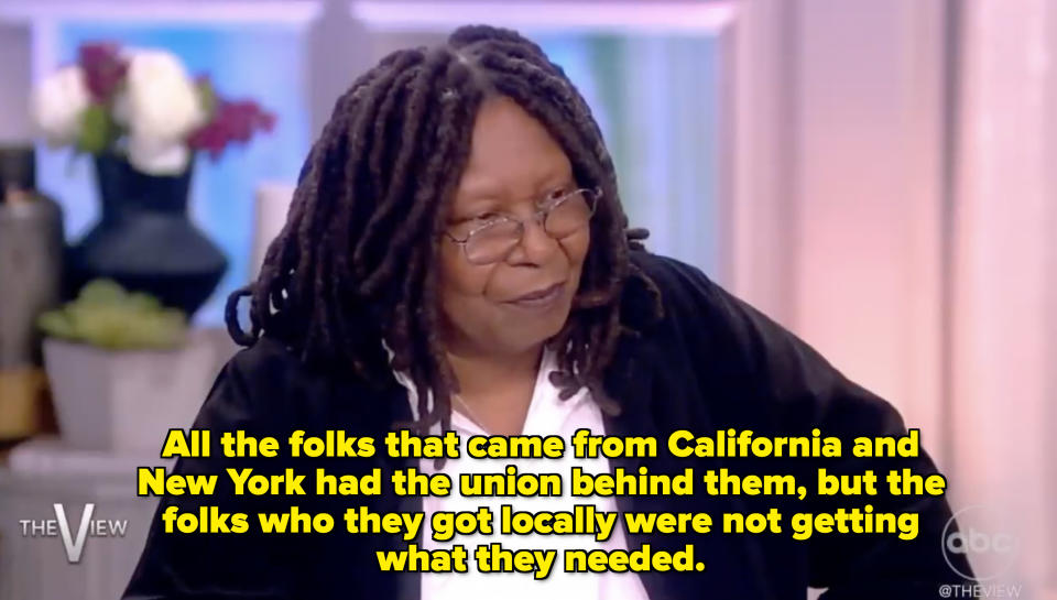 Whoopi on "The View"