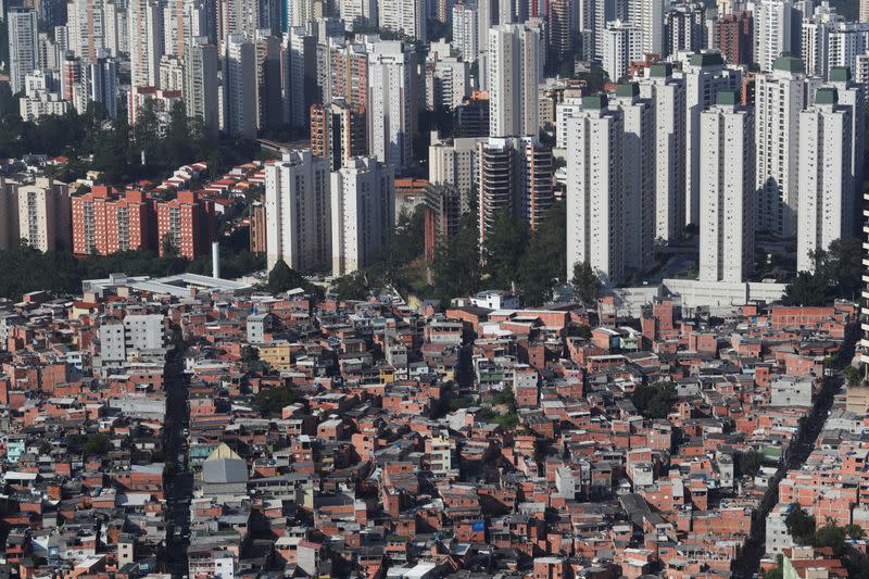 Residents of the city's biggest slum Paraisopolis have hired a round-the-clock private medical service to fight the coronavirus disease (COVID-19), in Sao Paulo