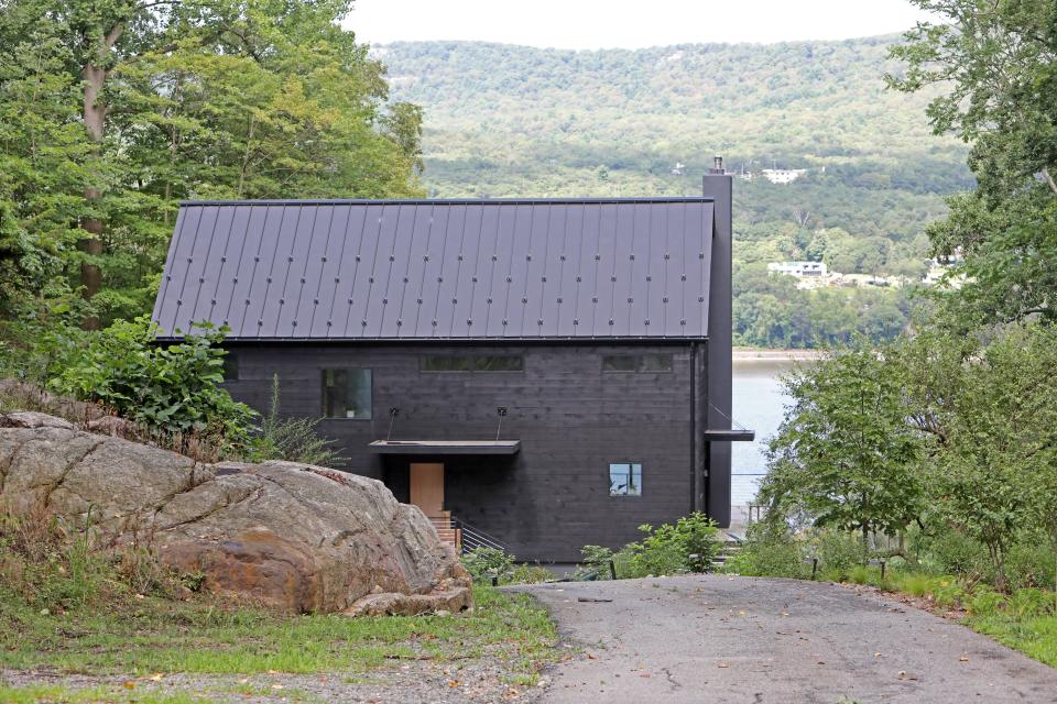 529 Route 9D, with the Hudson River in the background, in Garrison August 8, 2023. The home was purchased for $1,680,000 in 2021 and its assessed market value is $946,621.