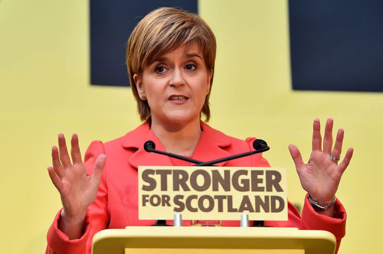 The SNP could end up teaming up with Labour in the event of a hung Parliament next week, Nicola Sturgeon has suggested.