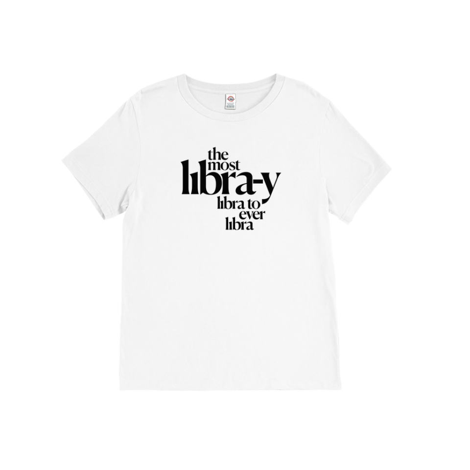 24) Libra Shirt in White