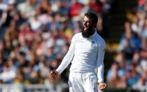 Britain Cricket - England v Pakistan - Third Test - Edgbaston - 7/8/16 England's Moeen Ali celebrates taking the wicket of Pakistan's Sohail Khan Action Images via Reuters / Paul Childs