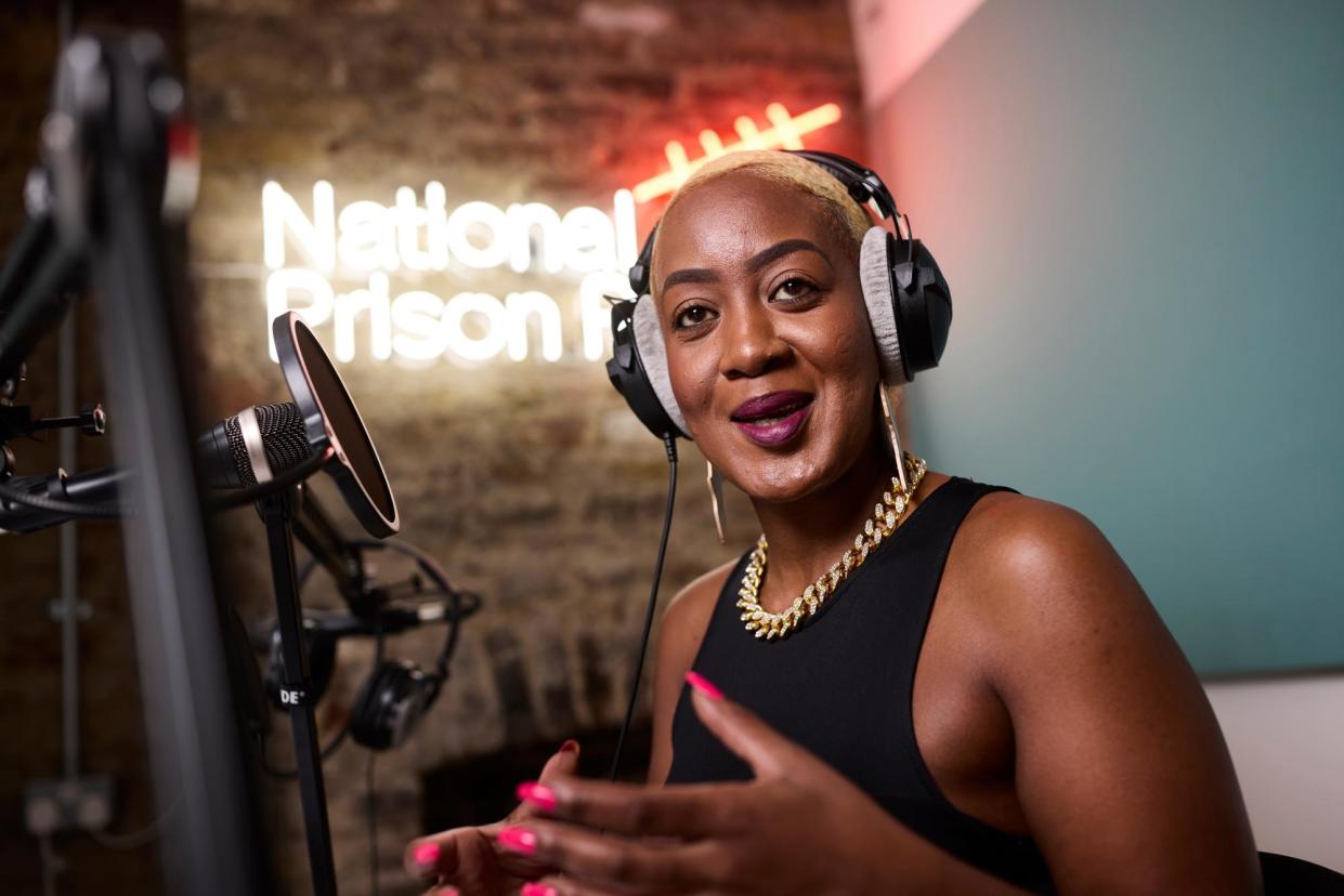 <span>‘I get messages all the time saying, “I’m out – thanks for playing my voice”’ … Lady Unchained, the host of Free Flow.</span><span>Photograph: David Levene/The Guardian</span>