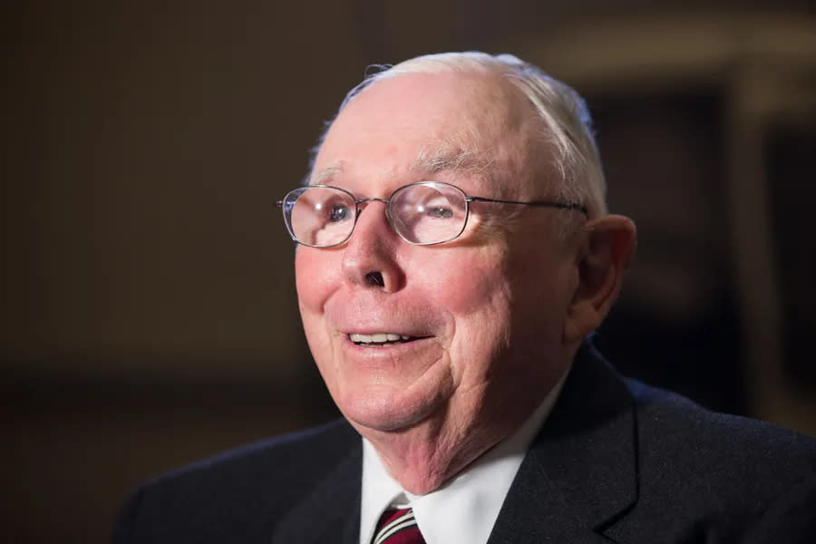 查理．蒙格（Charlie Munger） 圖/shutterstock