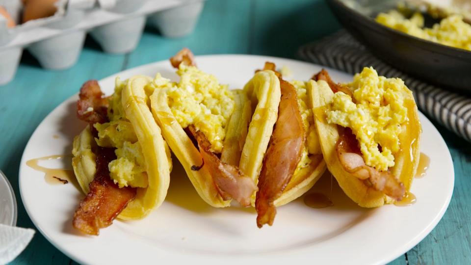 Waffle Breakfast Tacos