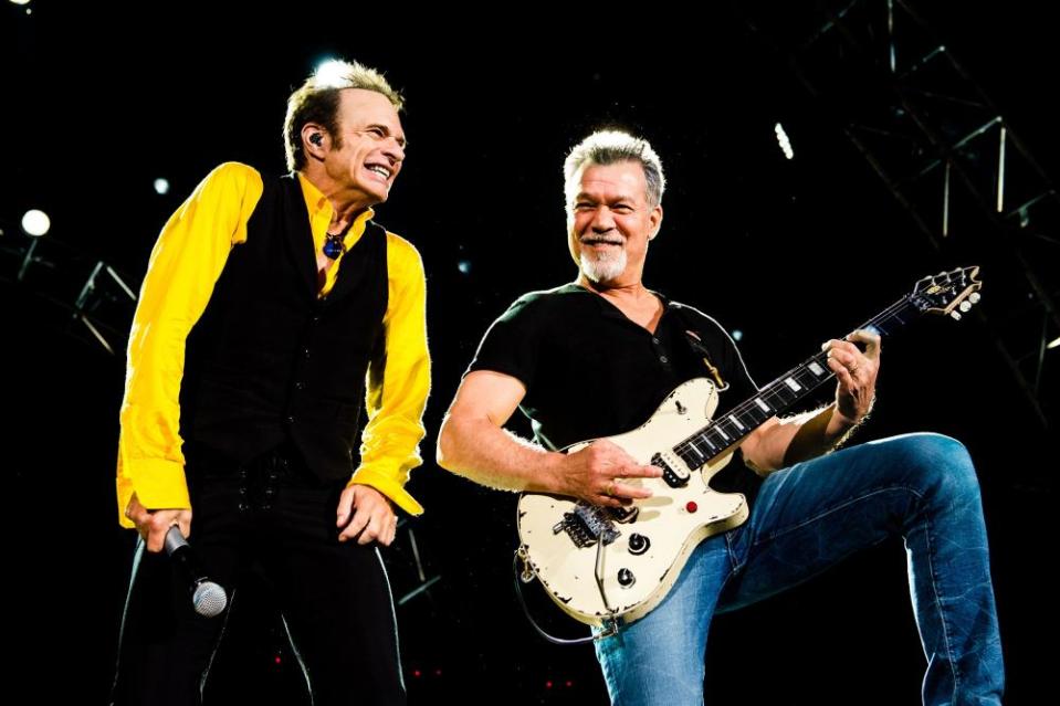 David Lee Roth and Eddie Van Halen in 2015.