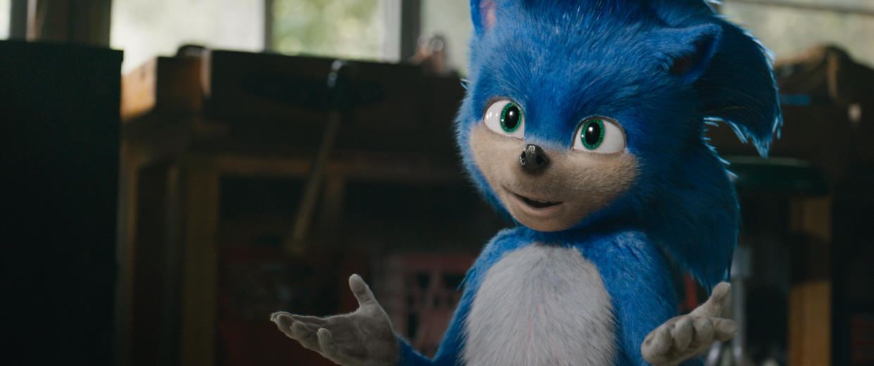 Sonic producer assures us the character will look much better than this (Sony)