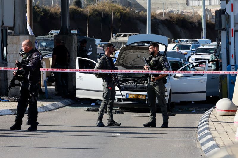 Aftermath of a violent incident in Jerusalem