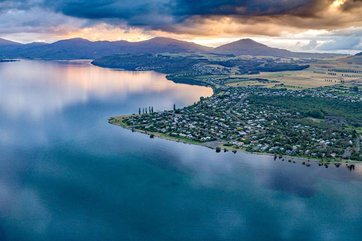 swimming spot in Taupō, New Zealand