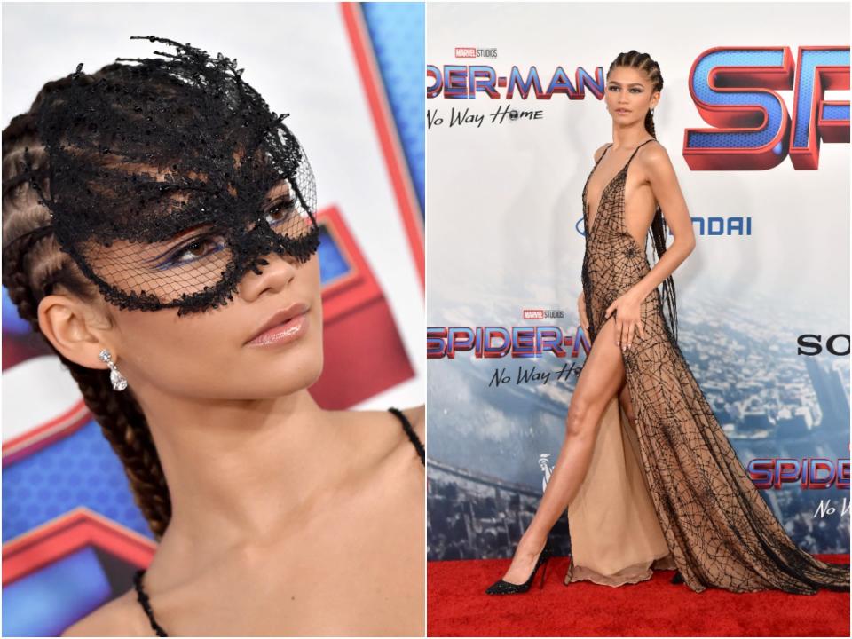 Zendaya spider dress thumb