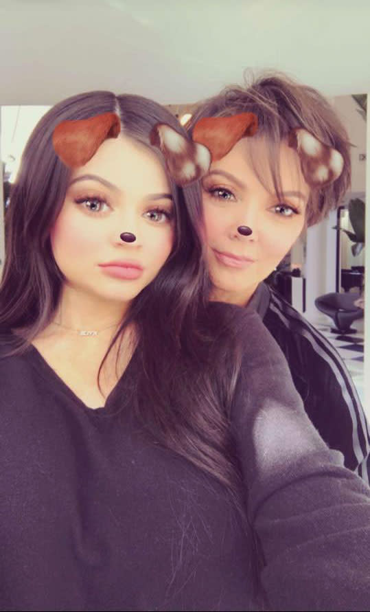 Kylie and Kris Jenner