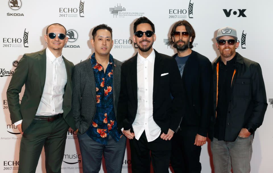 Chester's bandmates published an open letter as tribute to him last week. Source: Getty