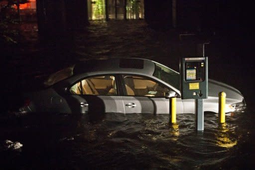 Nueva York, anegada por el paso de la tormenta Sandy