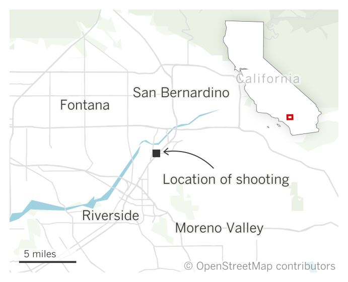 San Bernardino County sheriff's deputy shoots suspect in Grand Terrace home