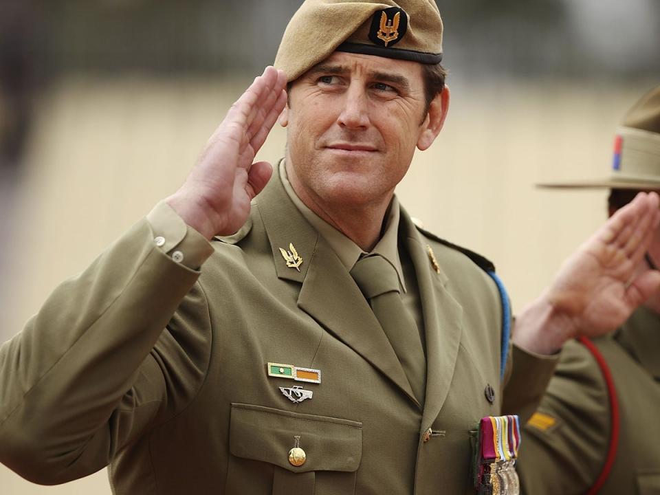 Ben Roberts-Smith in Canberra in 2014 (Stefan Postles/Getty Images)