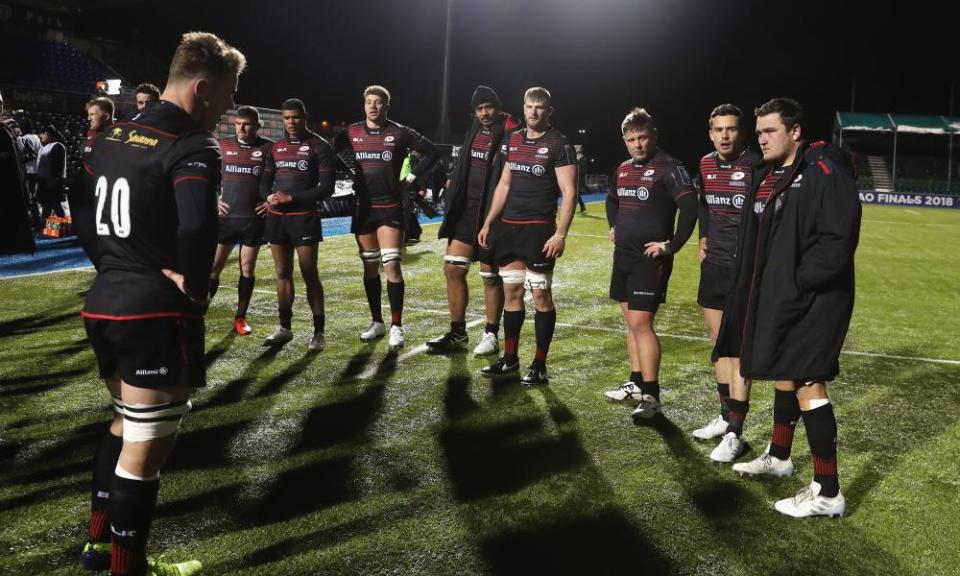 Saracens were thrashed by Clermont Auvergne in a rearranged fixture that was moved to Monday teatime as a result of a packed schedule and poor planning.