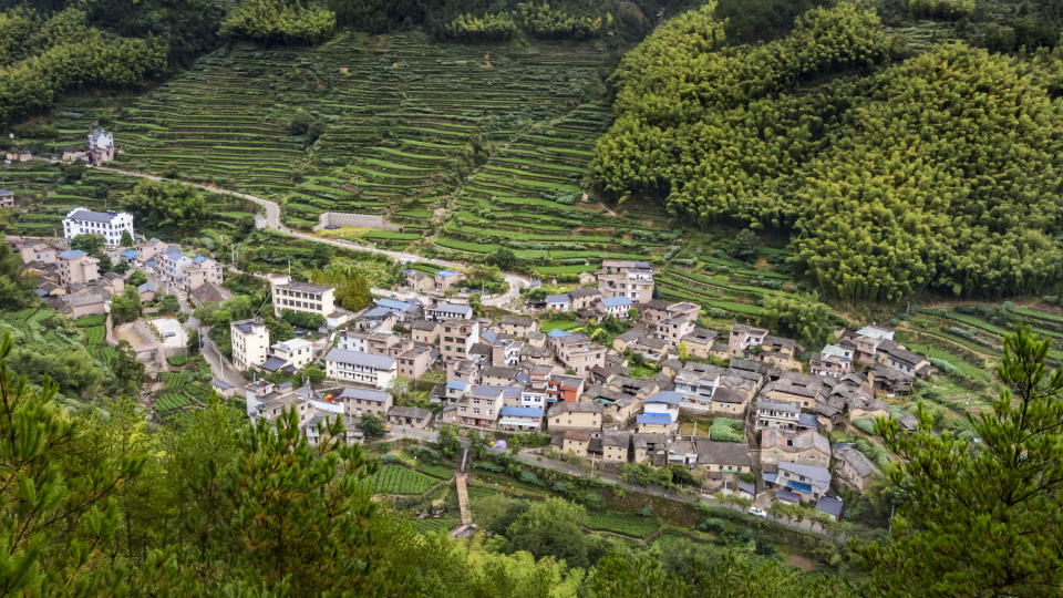 Chinesisches Dorf in der östlichen Zhejiang Provinz nahe Lishui. (Costfoto / Barcroft Media / Barcroft Media via Getty Images)