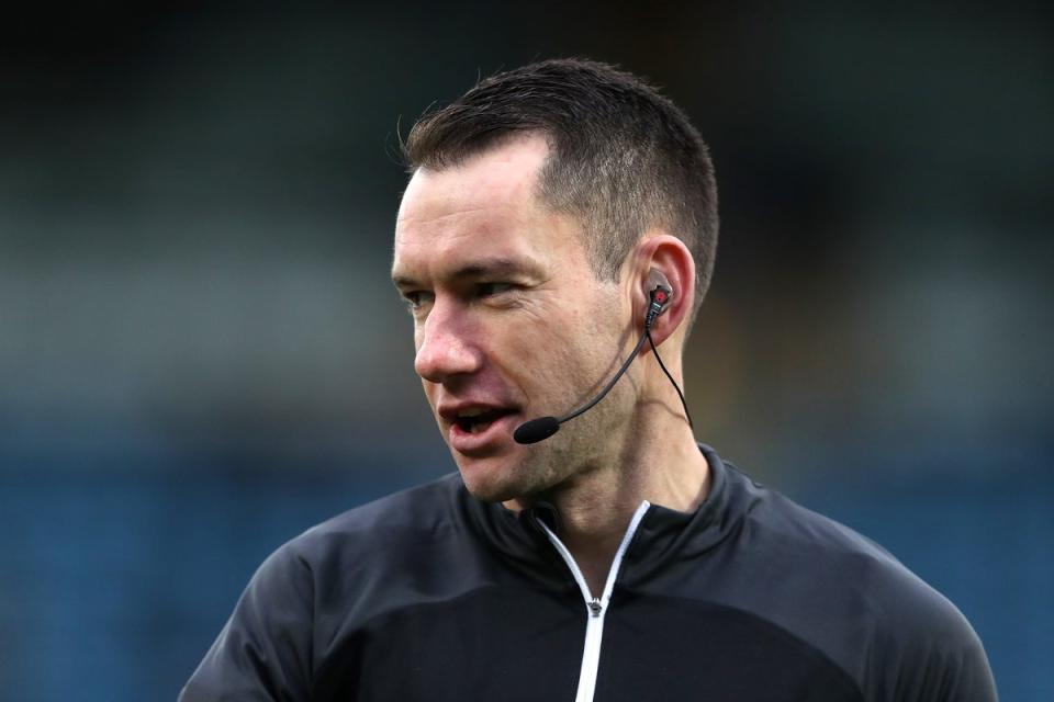 Referee Jarred Gillett will wear a camera during Crystal Palace vs Manchester United (Tim Markland/PA Wire)