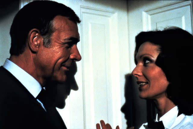 <p>Masheter Movie Archive / Alamy</p> Sean Connery and Pamela Salem in 'Never Say Never Again'