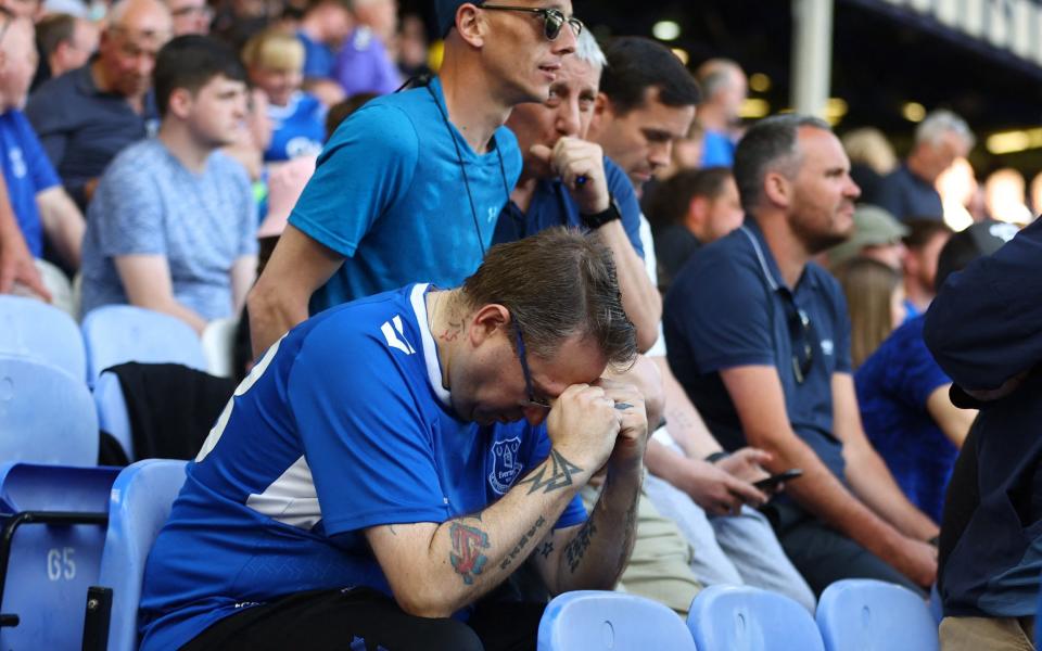 Everton fans are reeling from the points deduction