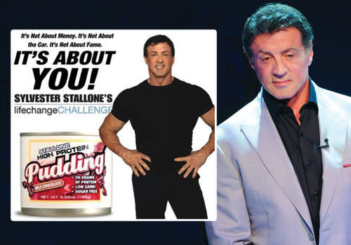 Sylvester Stallone's pudding