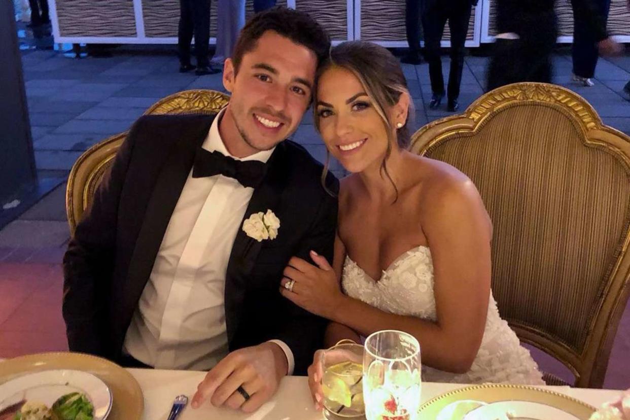 <p>Johnny Gaudreau/Instagram</p> Johnny Gaudreau and wife Meredith Gaudreau