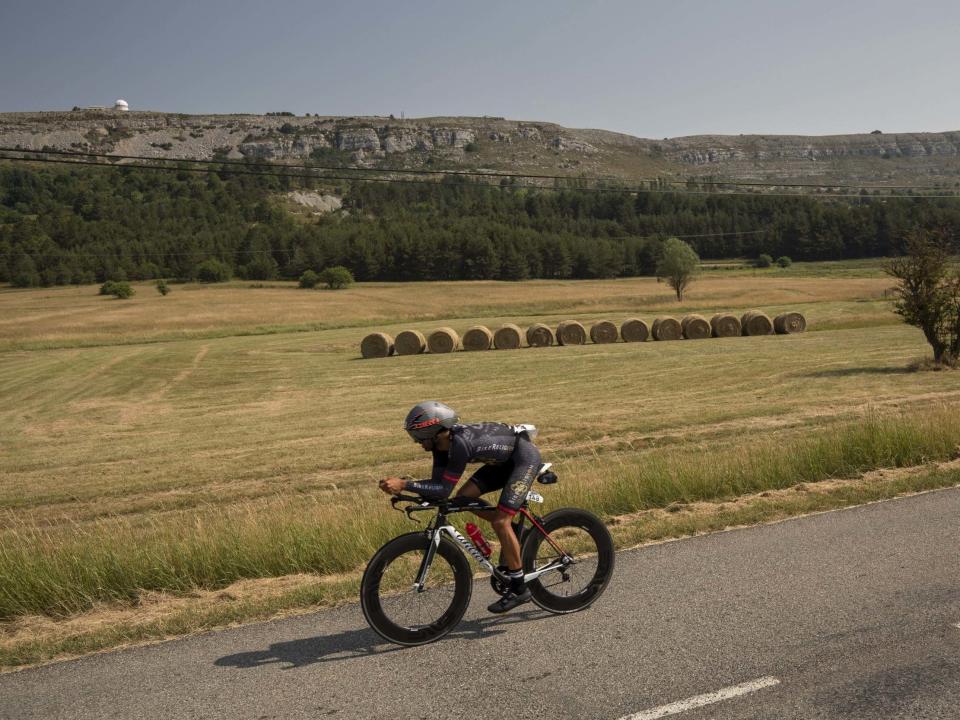 Two cyclists have died in southern France as temperatures exceeded 40C, bringing the number of heat-related deaths in Europe’s historic heatwave to seven.It came after France recorded its all-time highest temperature of 45.9C in Villevieille on Friday. The heat was comparable to August temperatures in California’s Death Valley, according to the country's national weather service. A 53-year-old man died while competing in a cycling race in the southwestern Ariege region, in the foothills of the Pyrenees, on Saturday.The race was called off after several participants were taken sick due to the heat, organisers said.Another cyclist died in the southern region of Vaucluse over the weekend, with authorities attributing the man's collapse to the heatwave.[[gallery-0]] Two people in Spain and three people in Italy also suffered heat-related deaths over the weekend.It came as Germany, Poland and the Czech Republic recorded their highest ever temperatures for June, with meteorologists attributing the heat to a plume of hot air from the Sahara engulfing the continent.In France, older cars were banned from the roads in four major cities to combat air pollution exacerbated by the heat, and some 4,000 schools were closed.Earlier in the week, four people died in drowning accidents attributed to thermal shock, the French Ministry of Solidarity and Health said in a statement.Meanwhile, wildfires raged across Spain as 40 of the country’s 50 regions were put under weather alert.In Catalonia’s Tarragona province, a wildfire was triggered on Wednesday after a heap of manure self-combusted as the temperature soared to 44C.The wildfire, which was the most serious the region had seen in 20 years and destroyed at least 10,000 hectares of forest, was finally brought under control by Sunday.But firefighters are still battling to control a fire that has already destroyed over 2,000 hectares of forest in the provinces of Castilla-La Mancha and Madrid.Temperatures eased slightly on Sunday, but Spain’s national weather agency predicted the mercury could remain over 40C in some parts of the country.In Italy, the Ministry of Health issued its maximum “red alert” warning for Rome, Florence, Perugia, Bolzano, Brescia and Rieti on Thursday.A 72-year-old homeless Romanian man was found dead near Milan's central train station. Officials believe the heat may have been a factor in his death.In Germany, temperatures of up to 39C are expected on Sunday from Saxony in the east to the upper Rhine in the west.Over 3,000 athletes took part in an Ironman Race in Frankfurt on Saturday despite the heat.Sarah True, one of the frontrunners of the female race, collapsed within a kilometre of the finish line of the final marathon stage of the competition.Sebastian Kienle, who finished second in the men’s race, said: "It felt like a race against global warming - you could have fried an egg on my head."Earlier in the week, officials imposed a 60 mph speed limit along stretches of the Saxony-Anhalt autobahn as the road surface began to deteriorateScientists said heatwaves in Europe are becoming more frequent, linking the intense temperatures to climate change.Europe's five hottest summers since 1500 have all been in the 21st Century, according to climatology experts at the Potsdam Institute in Germany. "An increase in heatwaves is one of the clearest impacts of climate change," said Hannah Cloke, a professor at the University of Reading."Killer heat events of this kind will become even more widespread by the middle of the century in Europe, but this outlook could get worse unless action is taken to curb future greenhouse gas emissions."Additional reporting by Reuters