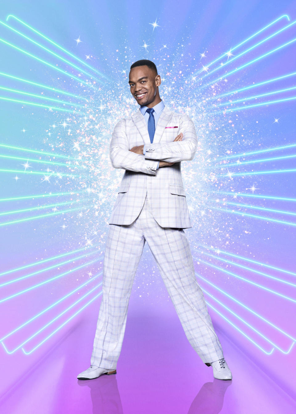 Programme Name: Strictly Come Dancing - TX: 17/10/2020 - Episode: Launch show (No. n/a) - Picture Shows:  Johannes Radebe - (C) BBC - Photographer: Ray Burmiston