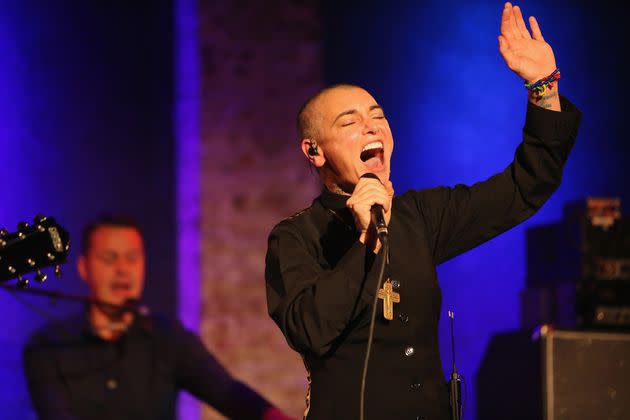 Sinéad O'Connor performs at City Winery in 2014 in New York.