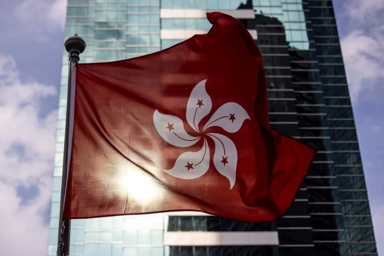 Hong Kong's appeal court on Wednesday banned 'Glory to Hong Kong,' a protest song that emerged during the city's massive democracy demonstrations in 2019 (Isaac LAWRENCE)