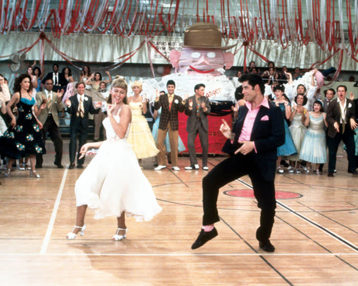 John Travolta Y Olivia Newton John en 'Grease'