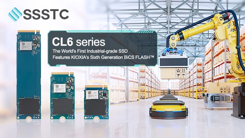 建興儲存科技推出全新CL6系列PCIe® 4.0 NVMe™ SSD，搭載KIOXIA第六代BiCS FLASH™技術！傳輸速率快、功耗低，是企業級應用的最佳選擇。(照片提供：建興儲存科技)