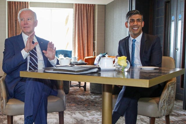 Rishi Sunak and Joe Biden