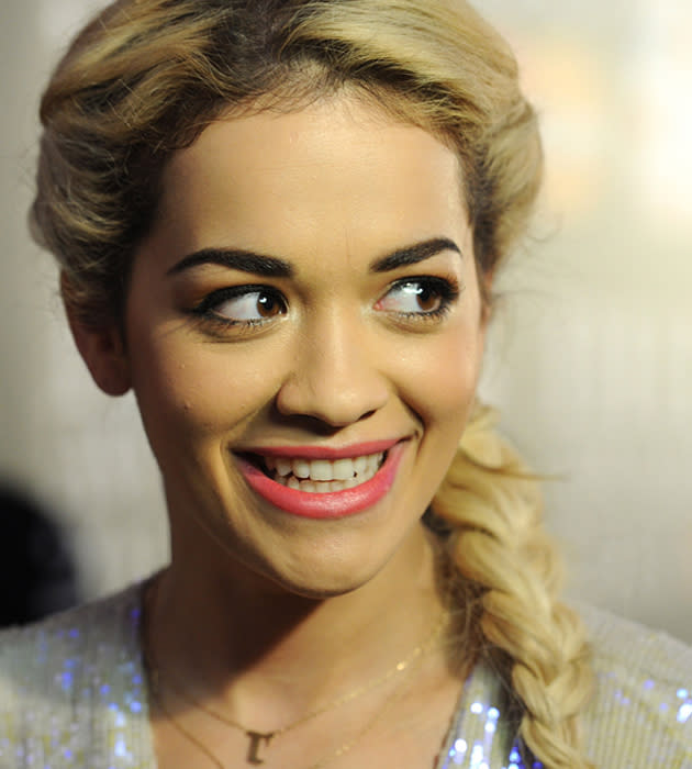 BRITs 2013 nominations: Rita Ora wowed with the hottest hair trend of the year - plaits ©Rex