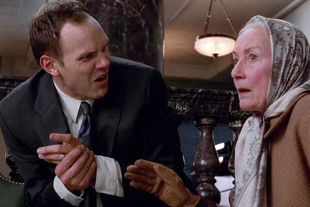 Marvel Joel McHale and Rosemary Harris in 'Spider-Man 2,' 2004