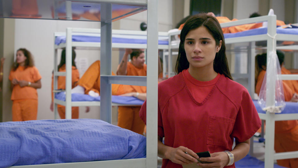 Diane Guerrero in a scene from the final season of &ldquo;Orange is the New Black.&rdquo; (Photo: Courtesy of NETFLIX)
