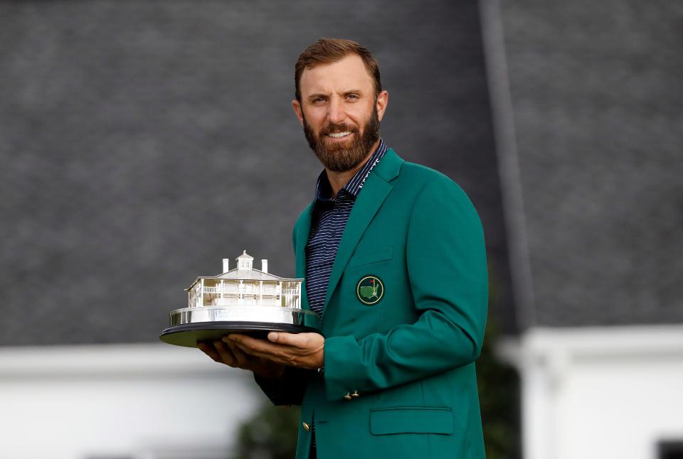 Dustin Johnson won the Masters in 2020.