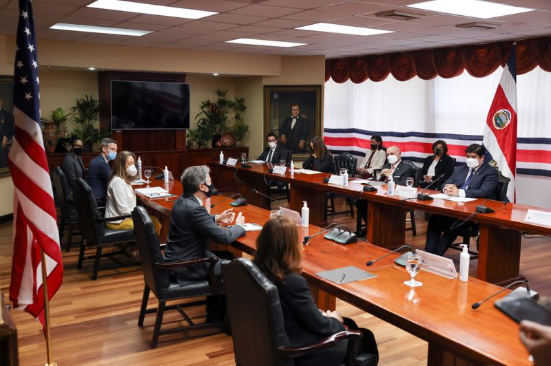 U.S. Secretary of State Antony Blinken visits Costa Rica