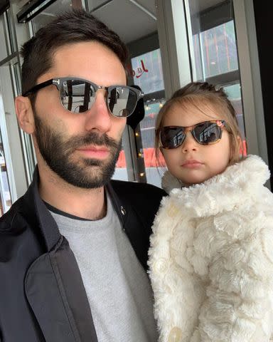 <p>Nev Schulman/Instagram </p> Nev Schulman and Cleo James Schulman.