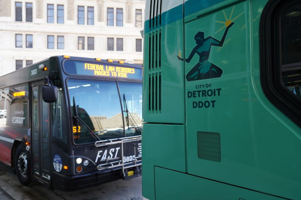 Metro Detroit is served by two main bus systems, the Detroit Department of Transportation and the Suburban Mobility Authority for Regional Transportation, DDOT and SMART, respectively.