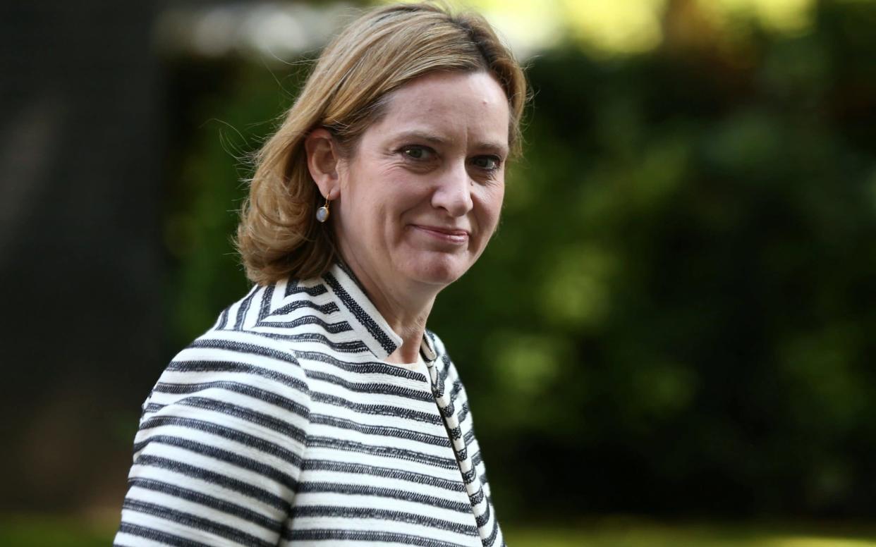 Amber Rudd said intelligence came from community leaders, not police officers on the street - REUTERS